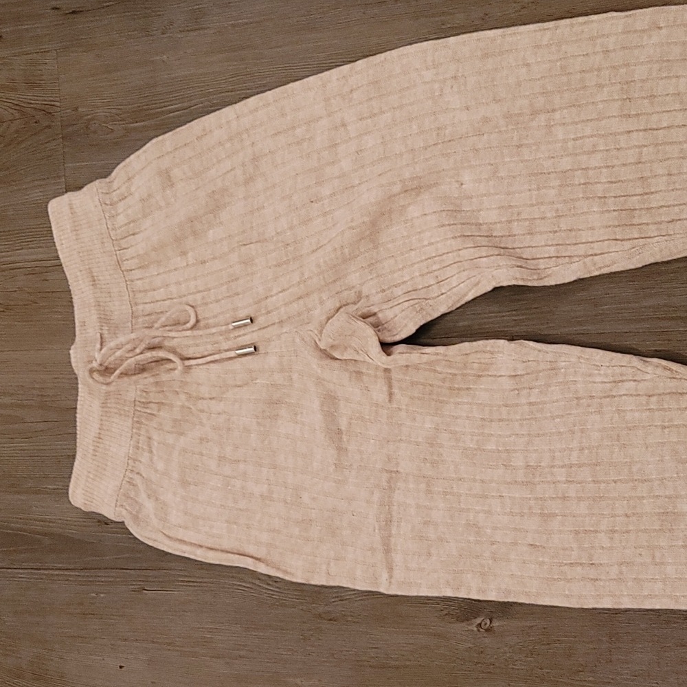 Free People Women's Soft and Cozy Around the Clock Jogger in Oatmeal. - Picture 7 of 9